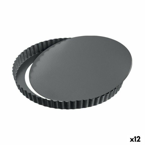 Avtagbar form Quttin Svart Kolstl 24 x 2,8 cm (12 antal)