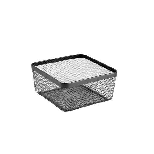 Multifunktionell korg Confortime Svart Metall 30,5 x 30,5 x 15,2