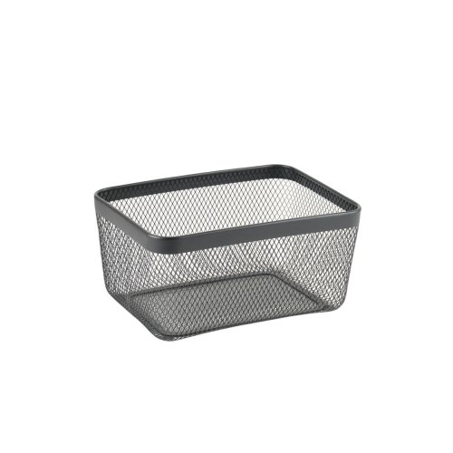 Multifunktionell korg Confortime Svart Metall 30,5 x 23 x 15,2 c