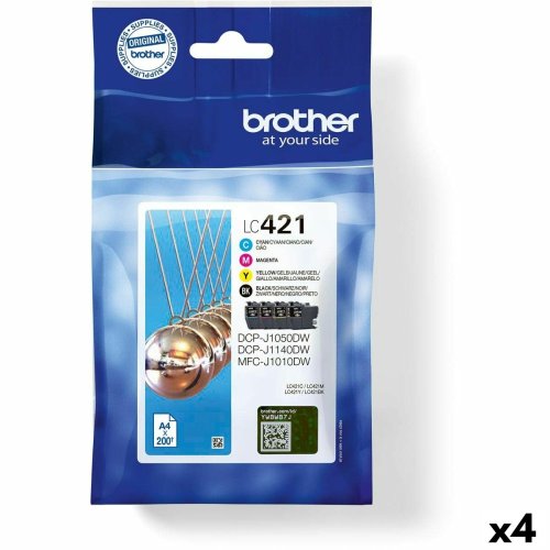 Original Blckpatron Brother MFC-J1010DW / DCP-J1050DW Gul (4 an