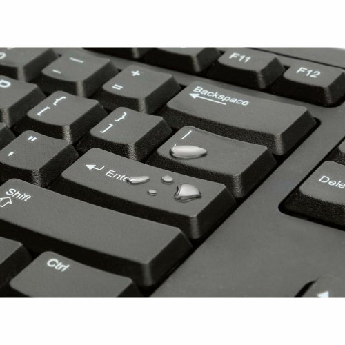 Tangentbord Kensington 1500109ES Qwerty Spanska Svart