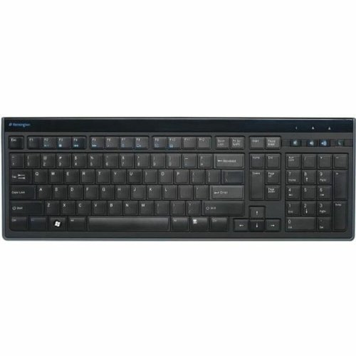 Tangentbord Kensington Advance Fit AZERTY Svart Svart matt Frans
