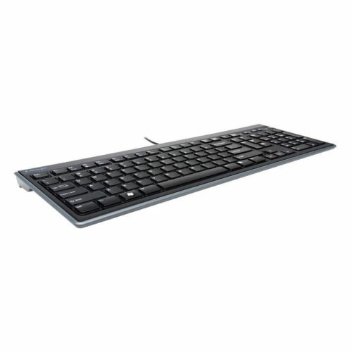 Tangentbord Kensington Advance Fit AZERTY Svart Svart matt Frans