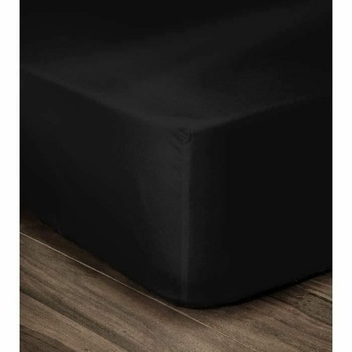 Underlakan Lovely Home Svart Dubbelsng 160 x 200 cm