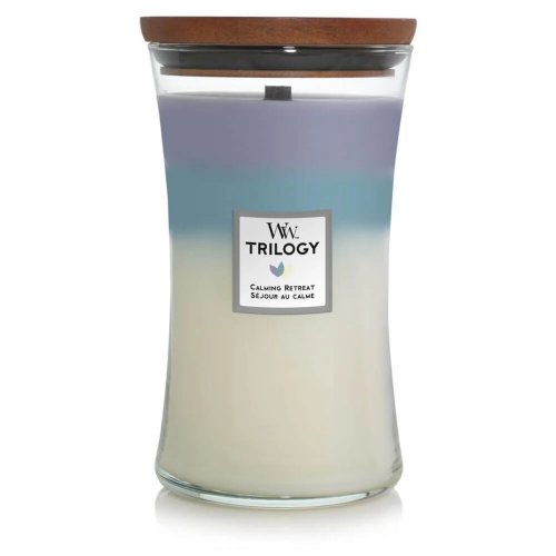Doftljus Woodwick Trilogy Large Calming Retreat