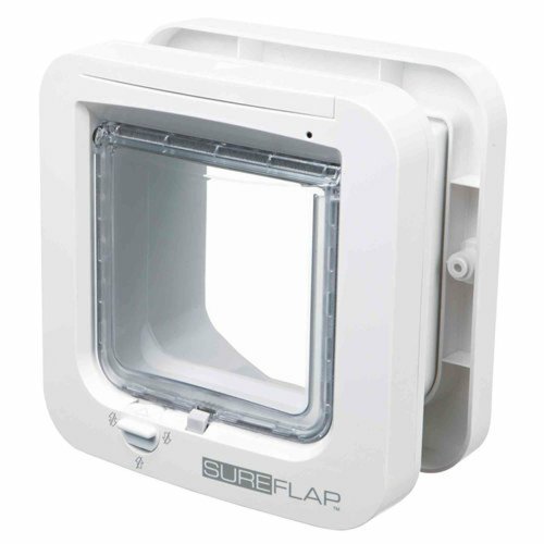 Kattlucka Trixie SureFlap Vit Plast 21  21 CM Husdjur