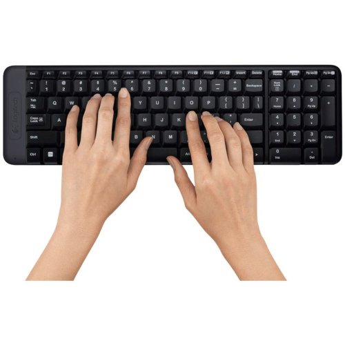Tangentbord och Mus Logitech 920-003168 Svart QWERTY