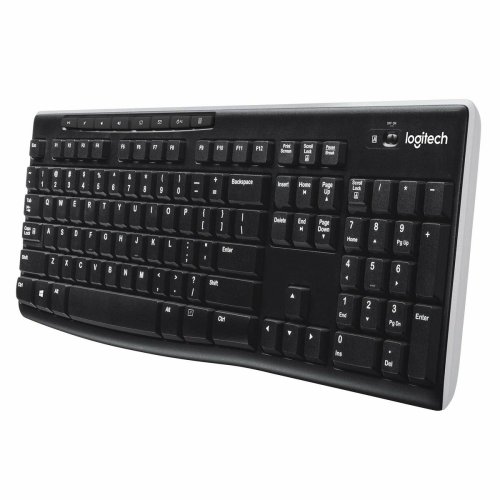 Trdlst Tangentbord Logitech K270 Svart Qwerty Spanska 2.4 GHz