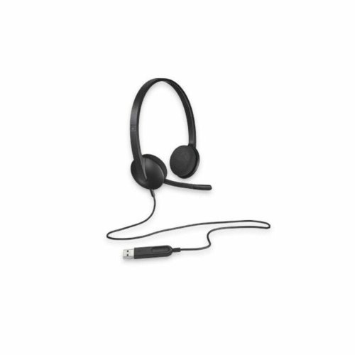 Hrlurar med Mikrofon Logitech 981-000475 USB 1,8 m Svart (1 ant