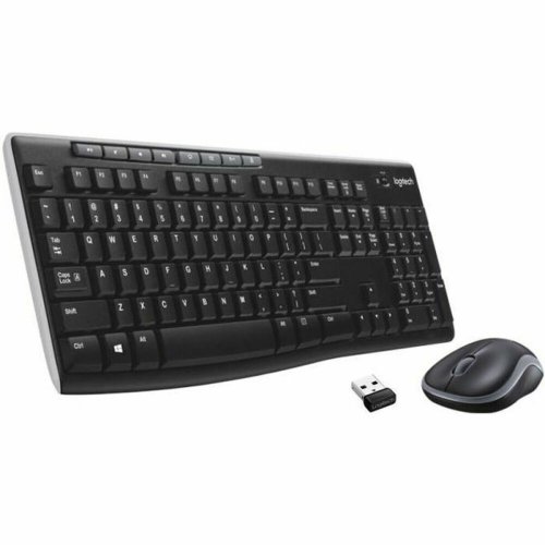 Trdlst Tangentbord och Mus Logitech MK270 Franska Svart AZERTY