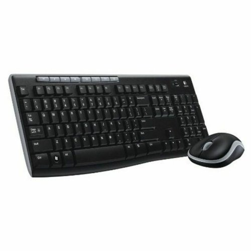 Trdlst Tangentbord och Mus Logitech 920-004513 Svart Qwerty Sp