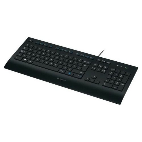 Tangentbord Logitech K280E Svart Franska AZERTY