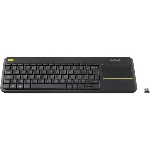 Tangentbord Logitech K400 Plus Svart Trdls Bluetooth Touchpad