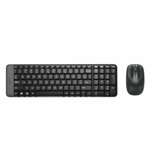 Tangentbord Logitech 920-008318 Svart Qwerty Spanska