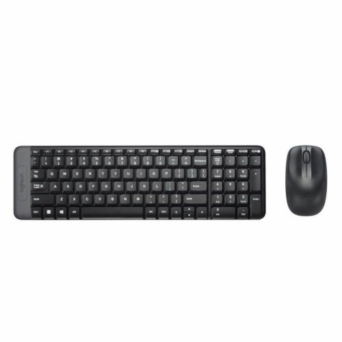 Tangentbord Logitech 920-008318 Svart Qwerty Spanska