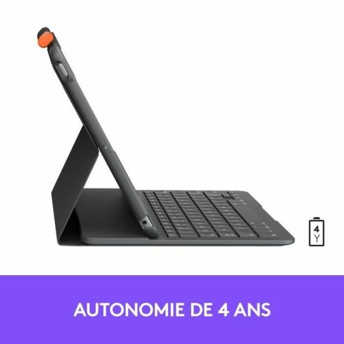 Fodral till Lsplatta Logitech Slim Folio Grafit AZERTY