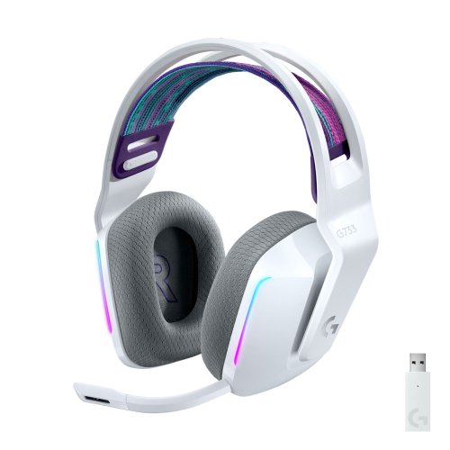 Trdlsa Hrlurar Logitech G733 Vit