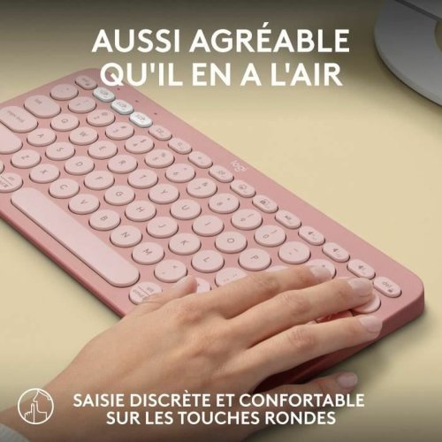 Bluetooth-tangentbord med tabletthllare Logitech K380 Franska R