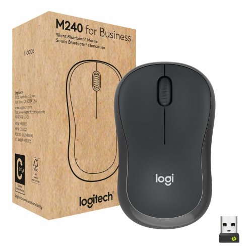 Tr�dl�s Mus Logitech M240 4000 dpi Grafit