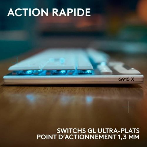 Trdlst Tangentbord Logitech G915 X Vit AZERTY