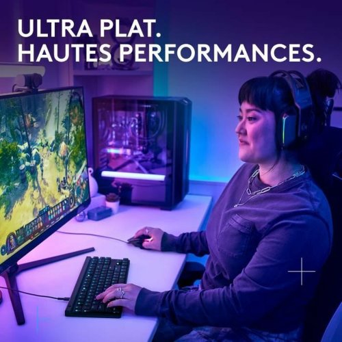Tangentbord Logitech G515 TKL Svart AZERTY