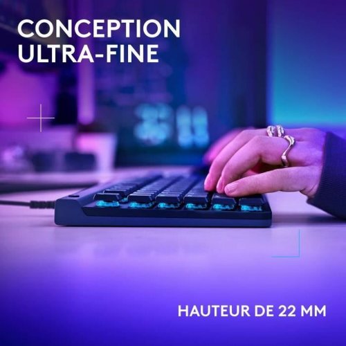 Tangentbord Logitech G515 TKL Svart AZERTY