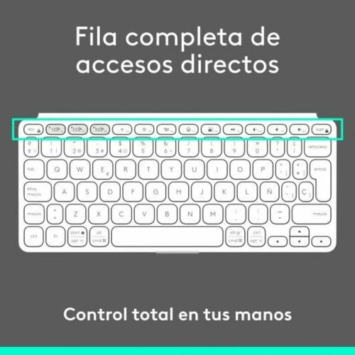 Tangentbord Logitech 920-012974 Vit Gr QWERTY