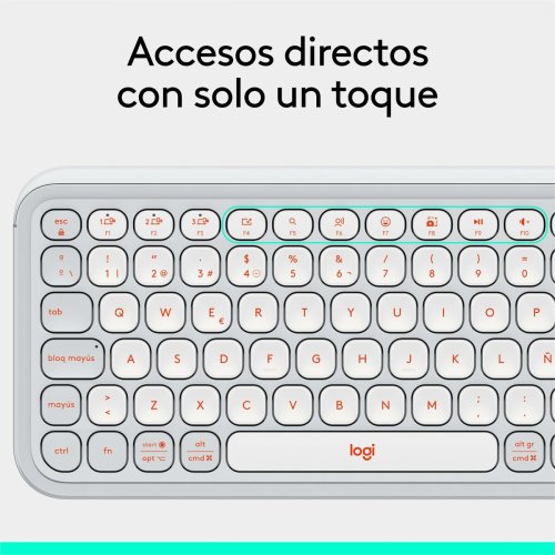 Tangentbord Logitech 920-013069 Vit