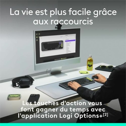Trdlst Tangentbord Logitech Pop Icon Keys Mrkgr AZERTY