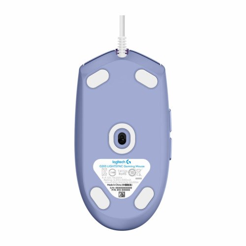 Mus Logitech G203 Lightsync Lila