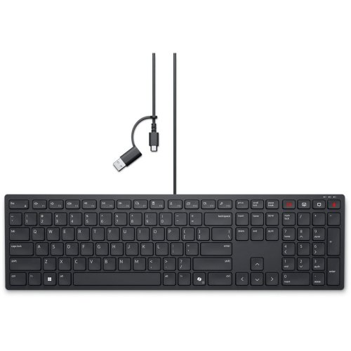 Tangentbord Dell KB525C Svart QWERTY
