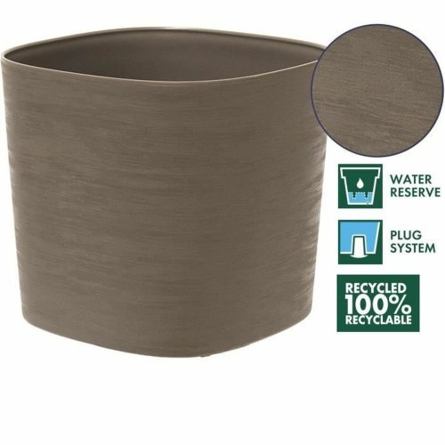 Sjlvvattnande blomkruka Garden ID Beige-brun (taupe) 25 x 25 cm