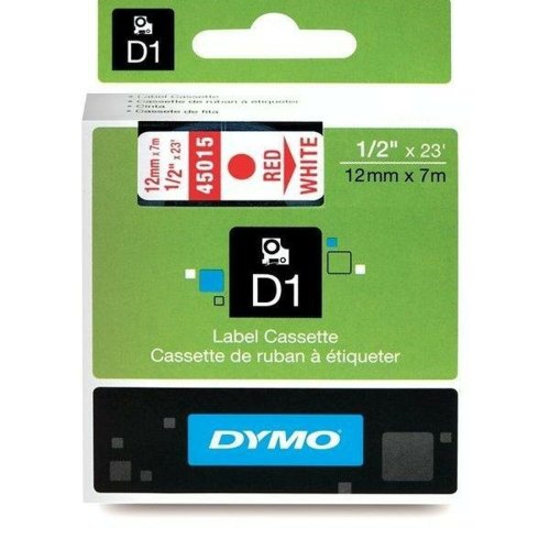 Laminerat Band till Etikettskrivare Dymo D1 45015 12 mm LabelMan