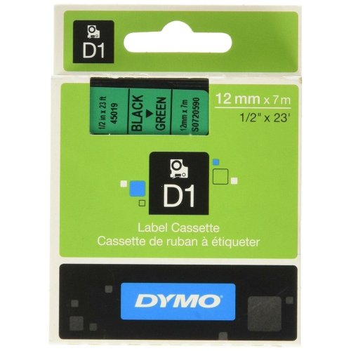 Laminerat Band till Etikettskrivare Dymo D1 45019 12 mm LabelMan