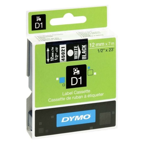 Laminerat Band till Etikettskrivare Dymo D1 45021 12 mm LabelMan