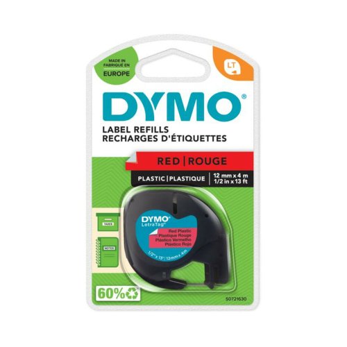 Laminerat Band till Etikettskrivare Dymo 91203 12 mm LetraTag S