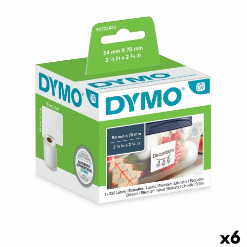 Etiketter till Skrivare Dymo S0722440 54 x 70 mm LabelWriter? Vi