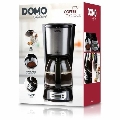 Kaffebryggare DOMO DO708K Svart 1000 W