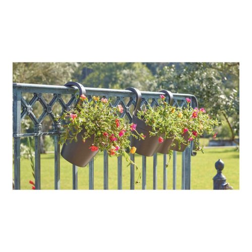 Kruka Artevasi 639343 Antracitgr Mrkgr Plast Rund 30,5 x 54 x