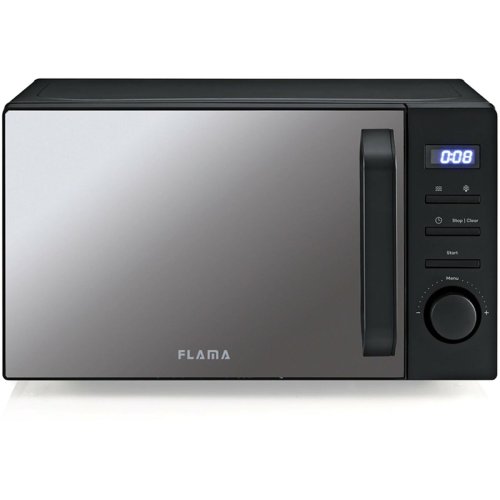 Mikrovgsugnen Flama 1833FL Svart 700 W 20 L