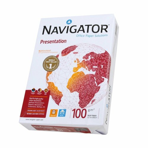Skrivarpapper Navigator Presentation Vit A4 5 Delar