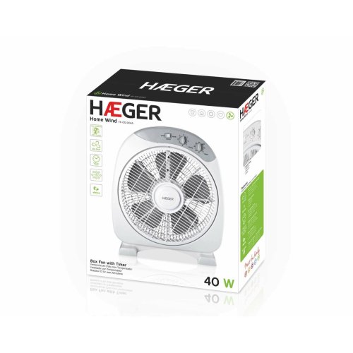 Golvflkt Haeger FF-012.004A Vit 40 W
