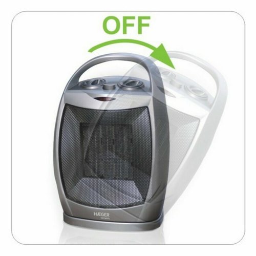 Elektriskt keramiskt vrmeelement Haeger FH-15C.012A 1500 W Mult