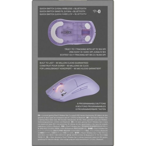 Mus SteelSeries 62525 Lavendel