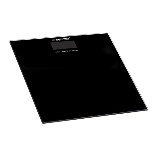 Digital Badrumsvg Esperanza EBS002K Svart Glas Hrdat glas 180