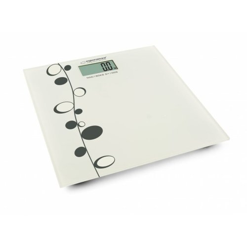 Digital Badrumsvg Esperanza EBS005 Vit Glas