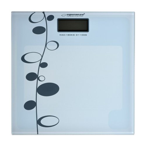 Digital Badrumsvg Esperanza EBS005 Vit Glas