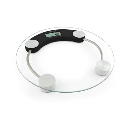 Digital Badrumsvg Esperanza EBS007K Svart Glas