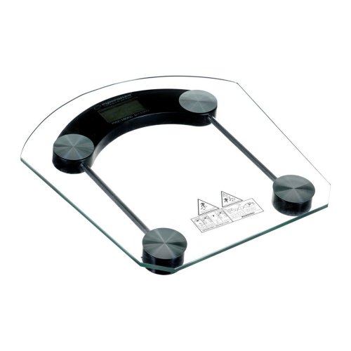 Digital Badrumsvg Esperanza EBS008K Svart Glas