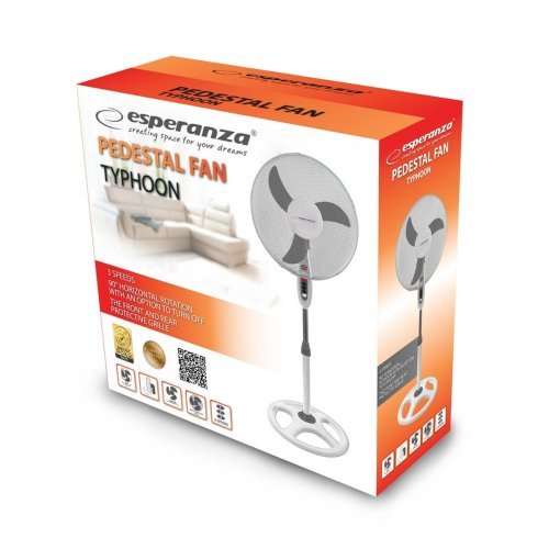 Stende Flkt Esperanza EHF002WE Vit Gr 50 W